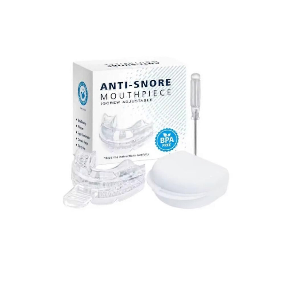 (White) Zcomfort Anti Snoring Mouthpiece and Mouthguard for Sleep Apnea Relief