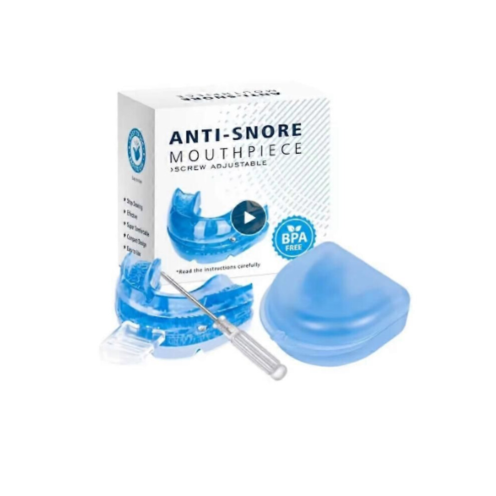 (Blue) Zcomfort Anti Snoring Mouthpiece and Mouthguard for Sleep Apnea Relief