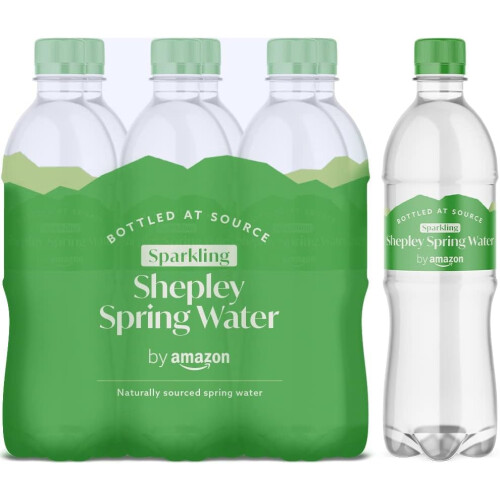by Amazon Sparkling Spring Water, 6 x 500ml