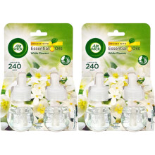 4 x Air Wick Plug in Oil Refills - White Flowers