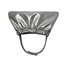 Bonnet de douche réglable pour oreilles de chat,-Argent M