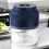 Hachoir à ail électrique polyvalent, récipient de 260ml-Bleu 10