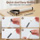 (Black, -) Double Sided Dematting Comb, Undercoat Rake Pet Brush 5