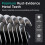 (Black, -) Double Sided Dematting Comb, Undercoat Rake Pet Brush 3