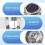 (Silver, -) 2026 3 in 1 Camping Fan Light, Solar Lantern Flashlight 3
