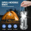 (Silver, -) 2026 3 in 1 Camping Fan Light, Solar Lantern Flashlight 4