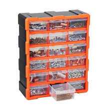 Casier de Rangement à 18 Tiroirs-Duoku-Organisateur Multi-Tiroirs en Plastique, Modèle Mural et Empilable pour Garage, Atelier