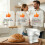 (Red, -) Entonnoir farine, pliable, blanc 6