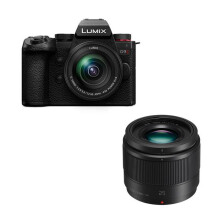 PANASONIC LUMIX G9 II Negro + Objetivo G 12-60mm f/3.5-5.6 + G 25mm f/1.7