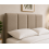 Modern Upholstered Bed with USB & Drawers Mink 4FT 6