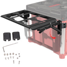 Heavy Duty Steel Tool Box Folding Workbench With Integrated