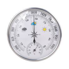Metal Construction Barometer Thermometers For Adventure Indoor