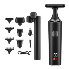 Multifunctional Rechargeable Hair Groomer For Face Body And Back