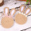 Decorsative Easter Celebration Coasters Nonslip Woven Rope-3 8