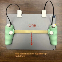 Tablet Game Controller with Four Buttons Six Fingers Game Button Handle Grip Suitable for Tablet