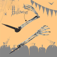 10 Pieces of Halloween Skeleton Arm Decorations Realistic Skeleton Hands Suitable for Garden Lawn Cemetery Decorations