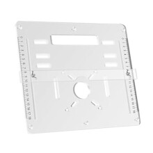 Placa de Inserção de Mesa de Roteador Modelos de Roteador Banco de Madeira Placa Giratória para Máquina de Corte Ajustável Placa Giratória