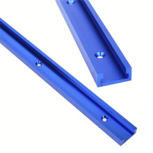 2Pcs 30 Type T-Track T-Slot Miter Track Jig Fixture Slot Connector Woodworking Chute Rail Carpentry Tools 40cm