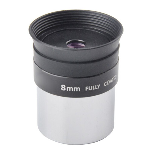 Acessórios para Telescópio Astronômico Ocular de Metal Plossl8mm de 1,25 Polegadas