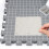 Blockiermatten für Strick- und Häkelprojekte, Blockierbretter mit Gittern für Nadelspitzen oder Häkeln, Strickmatten Grau 1