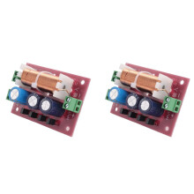 2X 400W Speaker Crossover 2 Way High-Low 4-16 Ohm Frequency Divider for Speaker