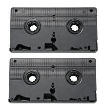 2PCS VCR VHS Cleaner, Reusable Video Player Cleaning Tool, No Fluid Required VCR Cleaner with Wet Technology