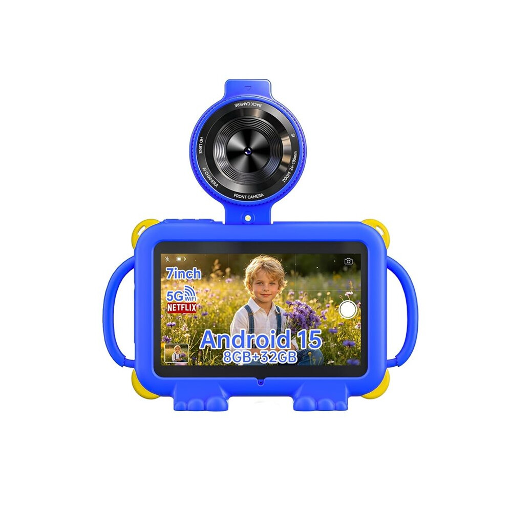 Photos - Mobile Phone Zandona EU PLUG Tablet for Kids 7Inch IPS Display,  RAM+32GB ROM , Case with Handles, Parental Control A (3+5GB)