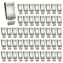 Cat6 Rj45 Connector Ethernet Cable Plug Network 8P8C Metal Shielded Male 8pin Modular Rj 45 Jack Terminals A