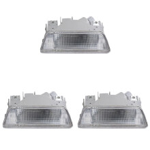 3Pcs Car Rear Bumper Fog Lamp Light for  X-Trail /XTrail T31 2008 2009 2010 2011 2012 2013 Transparent