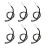 6X Nylon Cord Braid Cord for Camera Necklace Black 1