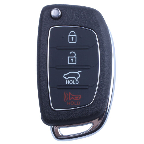 Flip Key Shell fit for  Santa Fe Remote Key Case Fob 4 Button PG180D 1