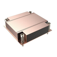 Nuovo Dissipatore Passivo Senza Ventola per CPU 1U per Socket per LGA1700, 78x78mm, 200W per Dissipatore di Calore TDP per PC Server.