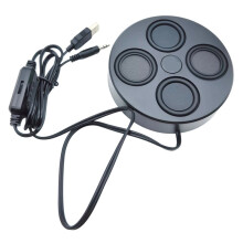 Juego de Altavoces USB Magnéticos Externos para Escritorio con Sonido Envolvente para Ordenador, Juego de Altavoces de Escritorio DIY
