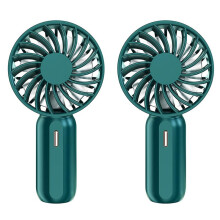 2X Handheld Fan,Personal Portable Hand Fan with Rechargeable Battery,Cooling Fan with 3 Adjustable Speed, for Kids,Home