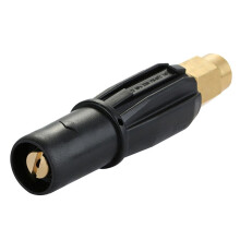 Brass Fan-Shaped Snow Foam Nozzle Self-Priming Nozzle for High Pressure Washer Generator Car Cleaning Accessory M14