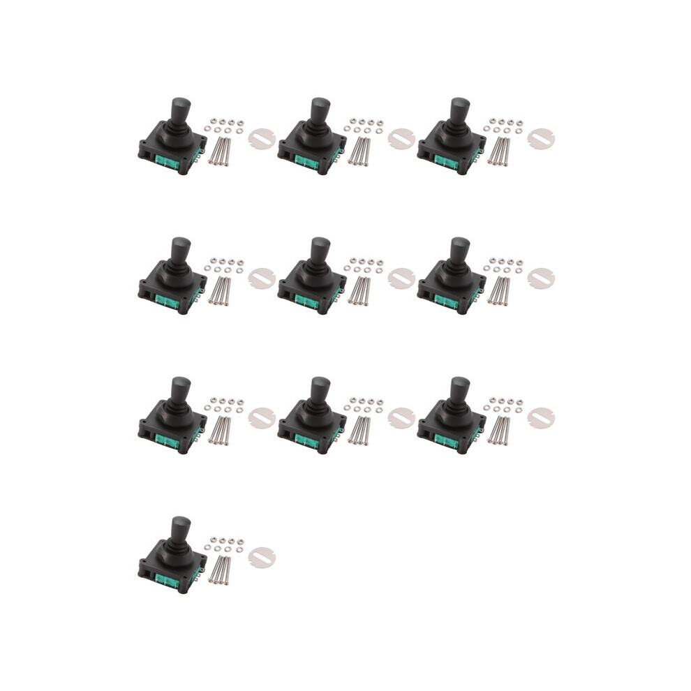 Photos - Printer Part Zandona 10X Joystick AC 240V 5A 4NO 4NC Momentary 2.5mm Fixing Thread Joystick 