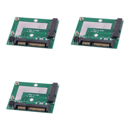 3X MSATA SSD para 2,5 Polegadas  6.0 Gps Adaptador Conversor Cartão Módulo Placa  Pcie Ssd