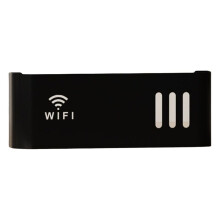 Väggmonterad Trådlös WIFI Router Hylla Förvaringsbox Router Rack Kabel Strömfäste Organizer Box för Vardagsrum A
