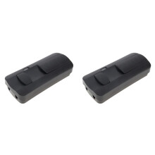 2X 220V Foot Dimmer Foot Operated LED Dimmer Full Range Inline Slide Control for Floor Lamp