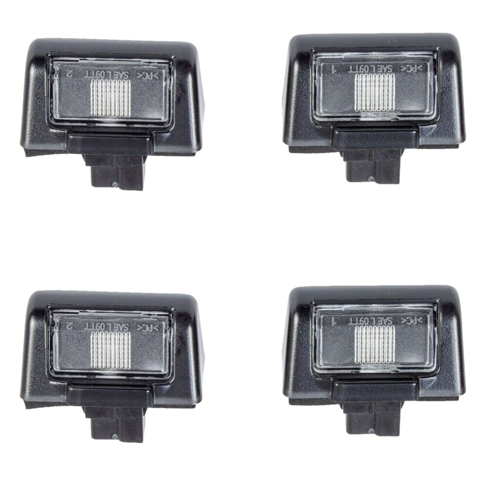 4Pcs License Plate Tag Car Rear License Plate For Transit Mk5 Mk6 Mk7 86Vb-13550-Ac Light 6031453538592