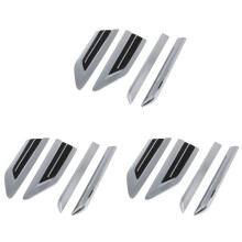12x for 2016 2017 2018 Mk2 Door Side Wing Emblem Badge Sticker Trim