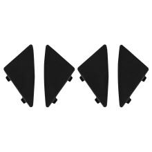 4Pcs Car Front Bumper Triangle Trim Cover Cap for 3 Axela 2014-2016 BHN1-50-101 BHN1-50-102