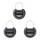 3X Electronic  Lock Timer Lock Container Multi Function  Lock Bin for Toys Black 1