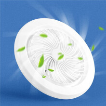 2X Ventilateur de Plafond avec Lumières, Ventilateur Faible Fermé E27, Ventilateur Électrique avec Télécommande Trois Couleurs