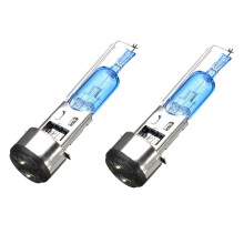 4X BA20D Natural White Halogen Lamp Bulb 50W 4500-5000K Car Light Lamp 12V