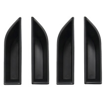 4x for 3008 3008GT 5008 Accessories Car Front Door Storage Box Organizer Cover Interior Trim 2017-2020 Styling
