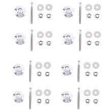 8X Langer Druck Knopf Schnell Verschluss Hauben Stifte Motor Hauben Verriegelungs Clip Verriegelungs Stoß Fänger Kit