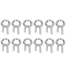 12PCS/Set Plastic Car Front Fog Light Chrome Cover Trim Bezel Frame Garnish for Spacia Custom MK53S