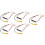 5X 4 Pin Car Reverse Camera Retention Wiring Harness Cable Plug Adapter Connector Fit for 1