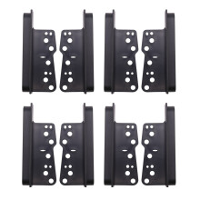 Fit for 8 Double Din Fascia Facia Dash Kit Car Stereo Side Trims Brackets